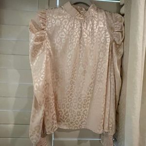 Textured silk boutique top